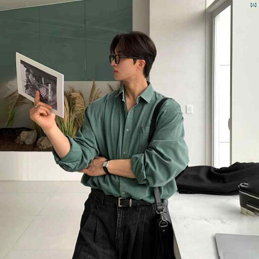 メンズ 韓国 ファッション おしゃれ 海外ファッション 男性用 ホワイト 長袖 シャツ 春 ハイエンド カジュアル 古風 レトロ 日焼け防止 メンズ 韓国 ファッション おしゃれ 海外ファッション 男性用 ホワイト 長袖 シャツ 春 ハイエンド カジュアル 古風 レトロ 日焼け防止