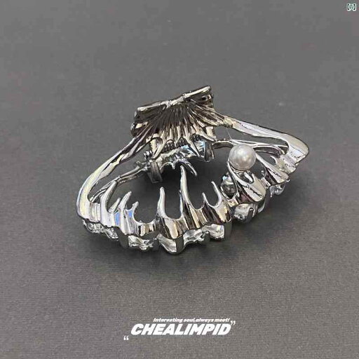 Y2K ファッション 2000代 CHEALIMPID リキッド シェル ソリューション パール メタル ヘアピン スタイリッシュ ガール y 2 k シャーク グリッパー Y2K ファッション 2000代 CHEALIMPID リキッド シェル ソリューション パール メタル ヘアピン スタイリッシュ ガール y 2 k シャーク グリッパー