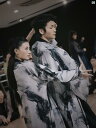 レディース ファッション ダンス 衣装 海外ファッション 615 # キャップ 付き 長袖 シャツ 魏晋 王朝 インク ワイド スリーブ クロス カラー エレガント 日常 中華風 ガーゼ(4)