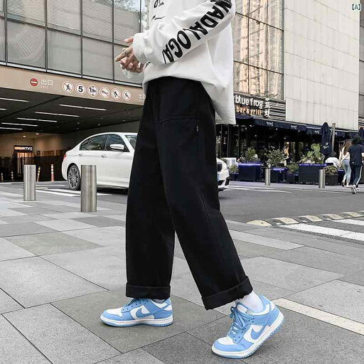 レトロ ストレート ワイド レッグ オーバー オール メンズレディース アミ カーキ イン フロア レングス パンツ レトロ ストレート ワイド レッグ オーバー オール メンズレディース アミ カーキ イン フロア レングス パンツ