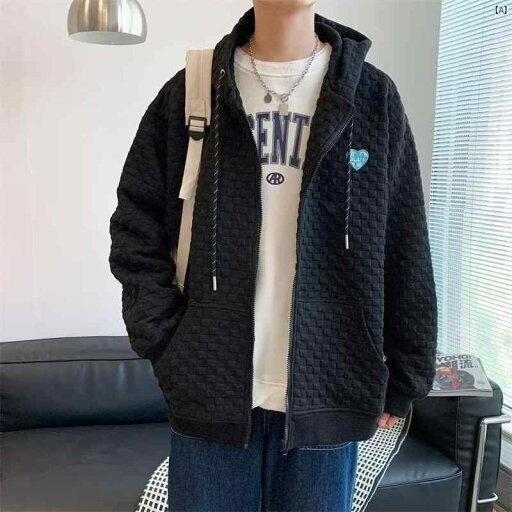 秋 スウェットシャツ メンズ フード付き イン ルース 学生 トップス 韓国 カジュアル ジャケット 秋 スウェットシャツ メンズ フード付き イン ルース 学生 トップス 韓国 カジュアル ジャケット