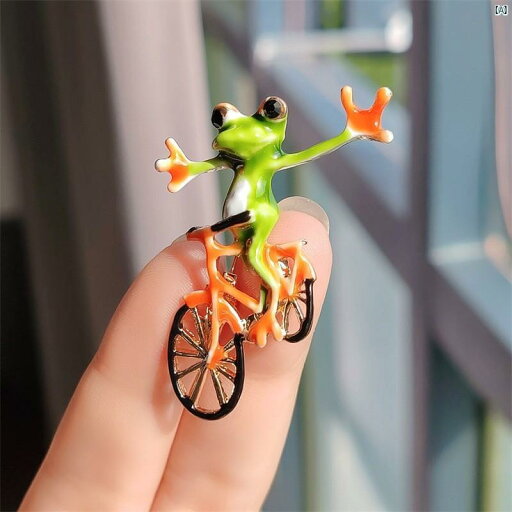 レディース アクセサリー ファッション おしゃれ 韓国 ユニーク レディース お しろ 自転車 カエル ブローチ 動物 個性 スーツ コート レディース アクセサリー ファッション おしゃれ 韓国 ユニーク レディース お しろ 自転車 カエル ブローチ 動物 個性 スーツ コート