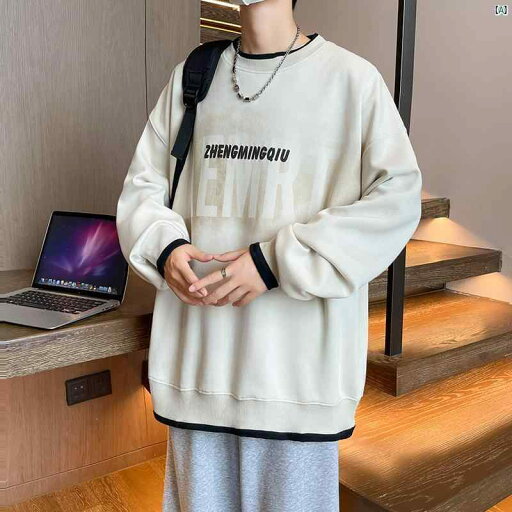春秋 ホリデー 2点 スウェットシャツ メンズ 長袖 Tシャツ ティーンエイジャー 中学生 春秋 ホリデー 2点 スウェットシャツ メンズ 長袖 Tシャツ ティーンエイジャー 中学生