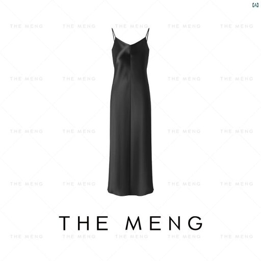 レディース レディース ファッション Mengmeng THEMENG リップル ソリッドカラー エレガント ブレンド テクスチャー ド サテン Vネック サスペンダー ドレス 夏 レディース レディース ファッション Mengmeng THEMENG リップル ソリッドカラー エレガント ブレンド テクスチャー ド サテン Vネック サスペンダー ドレス 夏