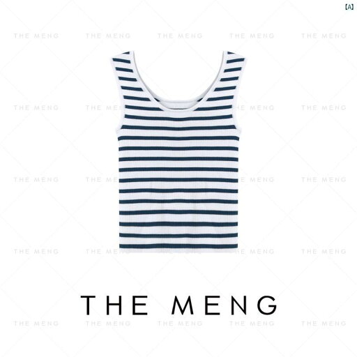 レディース レディース ファッション Mengmeng THEMENG ライン スペクトル テンセル & ウール クール 糸 ストライプ U ネック ハイエンド ストレッチ ニット ベスト レディース レディース ファッション Mengmeng THEMENG ライン スペクトル テンセル & ウール クール 糸 ストライプ U ネック ハイエンド ストレッチ ニット ベスト