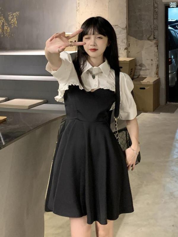 レディース　ファッション　おしゃれ　韓国　海外風　夏　春　秋　 サスペンダー スカート 小柄 ショール カーディガン 薄手 コート ショート ブラウス 夏 レディース 優しい シフォン 日焼け防止 服