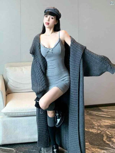レディース ファッション おしゃれ 海外風 夏 春 秋 秋冬 レディース フランス ハイエンド カーディガン セーター 汎用性 ロング ニット ジャケット トップ レディース ファッション おしゃれ 海外風 夏 春 秋 秋冬 レディース フランス ハイエンド カーディガン セーター 汎用性 ロング ニット ジャケット トップ