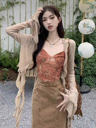 レディース ファッション おしゃれ 韓国 海外風 夏 春 秋 スタイリッシュ ガール ストラップ 日焼け防止 服 レディース 夏 スカート 小柄 ショール ショート カーディガンジャケット 通気性 薄手 快適 ブラウス レディース ファッション おしゃれ 韓国 海外風 夏 春 秋 スタイリッシュ ガール ストラップ 日焼け防止 服 レディース 夏 スカート 小柄 ショール ショート カーディガンジャケット 通気性 薄手 快適 ブラウス