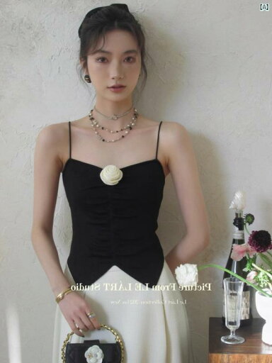 レディース 中華風 中華ファッション 綺麗 上品 海外ファッション レディース フレンチ プリーツ フラワー キャミソール 夏 アウターウェア インナーウェア スリムフィット ニット トップ レディース 中華風 中華ファッション 綺麗 上品 海外ファッション レディース フレンチ プリーツ フラワー キャミソール 夏 アウターウェア インナーウェア スリムフィット ニット トップ
