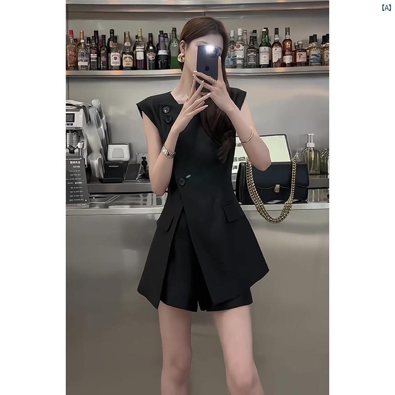 レディース レディース ファッション 海外 海外ファッション 綺麗 おしゃれ ハイエンド ノースリーブ サテン トップ ショーツ 夏 セットアップ可