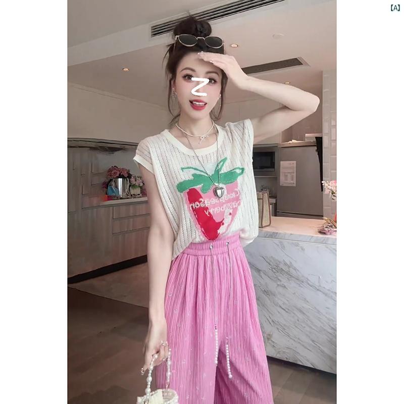 119◇Rene ルネ◇ニットスカート ピンク系 36号 Mサイズフレア