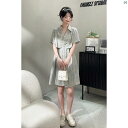 レディース レディース ファッション 海外ファッション 上品 韓国 ファッション フェイク 2点 巾着 ウエスト シングルブレスト ドレス レディース 夏 カジュアル スリム スカート