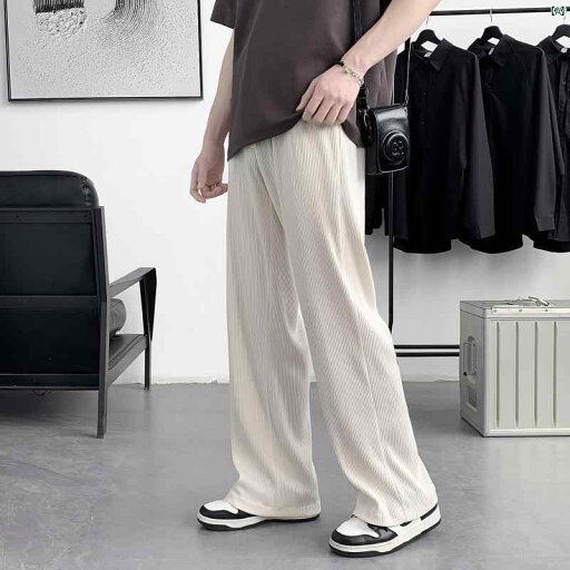 メンズ ストレート カジュアル パンツ 滑らか 大きいサイズ 個性 床ま 長さ メンズ ストレート カジュアル パンツ 滑らか 大きいサイズ 個性 床ま 長さ