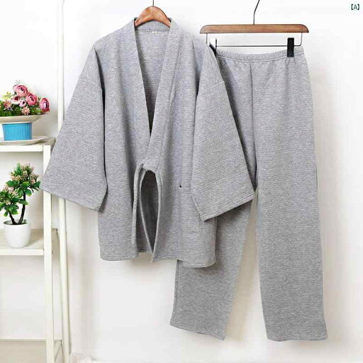 福祉 秋冬 甚 平 着物 パジャマ メンズニット コットン サンドイッチ ホーム 服 セット レトロ 漢服 福祉 秋冬 甚 平 着物 パジャマ メンズニット コットン サンドイッチ ホーム 服 セット レトロ 漢服
