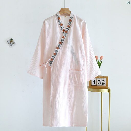 レトロ 韓服 レディース 刺繍 花 斜め襟 バスローブ コットン クレープ 着物 ホーム ローブ 茶道 スーツ レトロ 韓服 レディース 刺繍 花 斜め襟 バスローブ コットン クレープ 着物 ホーム ローブ 茶道 スーツ