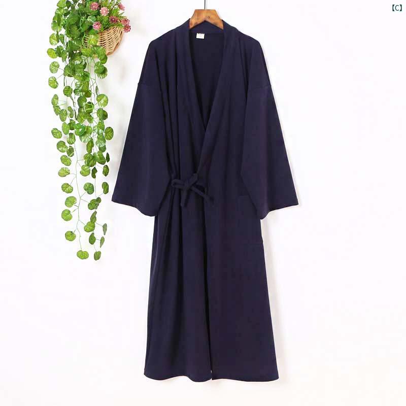 秋冬 メンズ オール イン ワン 着物 パジャマ ベルベット 暖かい ホーム ローブ レトロ 漢服