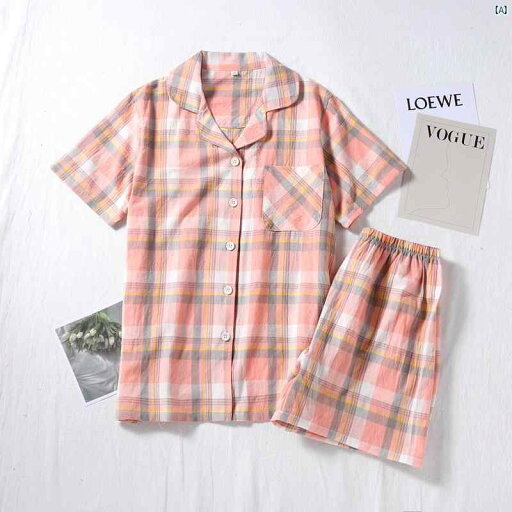 夏 カップル 単層 コットンコットン パジャマ レディース 半袖 ショーツ ホーム 服 メンズ カーディガン チェック柄 ハーフ パンツ 夏 カップル 単層 コットンコットン パジャマ レディース 半袖 ショーツ ホーム 服 メンズ カーディガン チェック柄 ハーフ パンツ