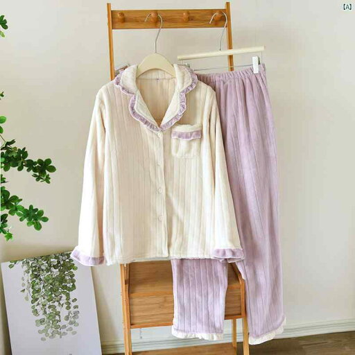 レディース 秋冬 フランネル パジャマ ベルベット 厚手 コーラル ホーム 服 スプライス 無地 大きいサイズ そ 保温性 カーディガン レディース 秋冬 フランネル パジャマ ベルベット 厚手 コーラル ホーム 服 スプライス 無地 大きいサイズ そ 保温性 カーディガン