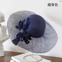 レディース 帽子 ファッション おしゃれ 韓国 海外風 July Lin サマー ハット エレガント フラワー リネン サンハット 旅行 休暇 ファッション 日焼け防止