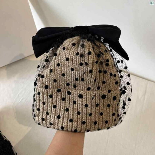 レディース 帽子 ファッション おしゃれ 韓国 海外風水玉 メッシュ ウール 帽子 キュート ニット 帽 西洋風 レディース 帽子 ファッション おしゃれ 韓国 海外風水玉 メッシュ ウール 帽子 キュート ニット 帽 西洋風