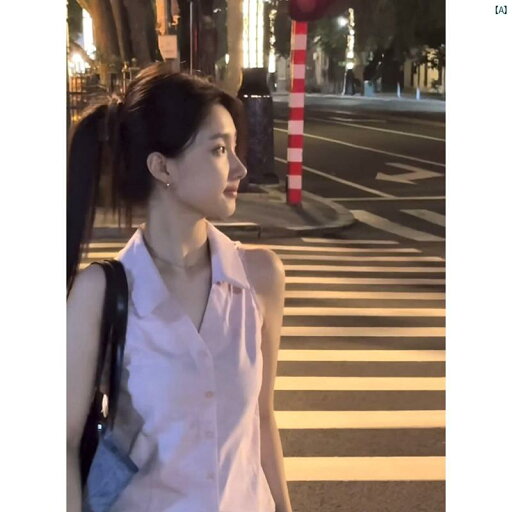レディース レディース アーバンファッション モダンファッション 海外 欧州 個性的 アーバン 韓国 背中 開いた ピンク ホルターネック ノースリーブシャツ 夏 プリーツ スリムフィット シャツ ショート トップ レディース レディース アーバンファッション モダンファッション 海外 欧州 個性的 アーバン 韓国 背中 開いた ピンク ホルターネック ノースリーブシャツ 夏 プリーツ スリムフィット シャツ ショート トップ