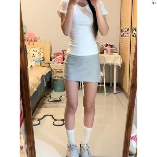 レディース Y2K アーバンファッション 海外ファッション レディース おしゃれ 夏服 半袖 Tシャツ ハイウエスト ヒップ カバー スリム スポーツ スカート ハーフ カジュアル スーツ 薄手 完全 セット マッチ レディース Y2K アーバンファッション 海外ファッション レディース おしゃれ 夏服 半袖 Tシャツ ハイウエスト ヒップ カバー スリム スポーツ スカート ハーフ カジュアル スーツ 薄手 完全 セット マッチ