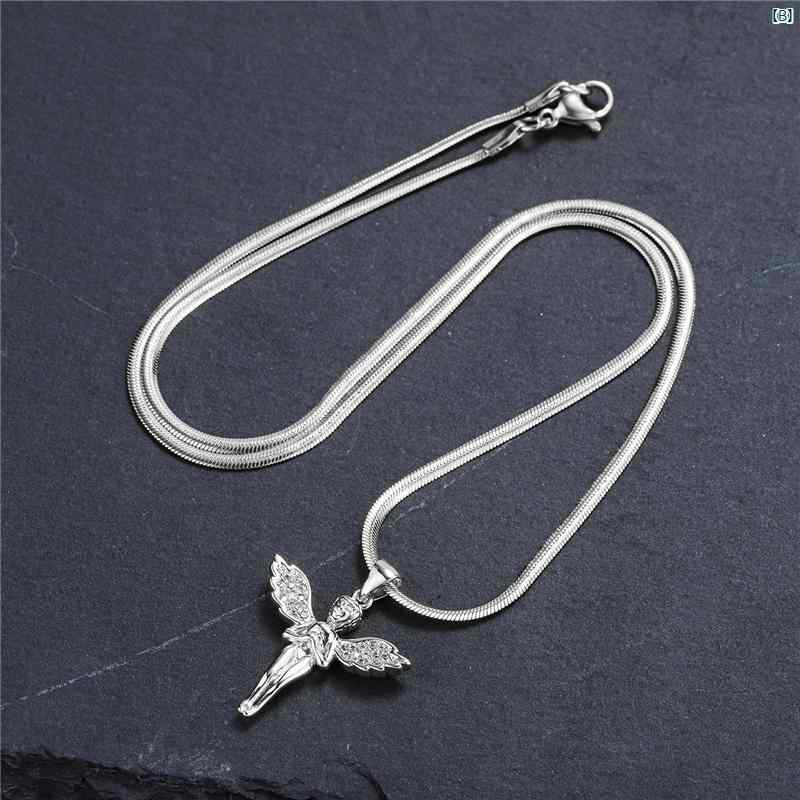 リアル ゴールドメッキ低 刺激性 ヒップ ホップ エンジェルペンダント リトルエンジェル マイクロ 散りばめられた ジルコン ペンダント 男性用