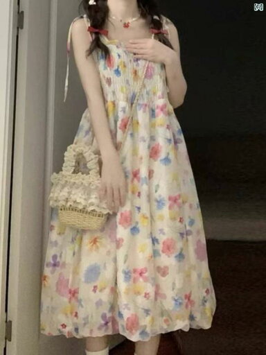 アーバンファッション ファッション モダン 小柄 リゾート 花柄 サスペンダー ドレス レディース 夏 フレンチ チュチュ スカート アーバンファッション ファッション モダン 小柄 リゾート 花柄 サスペンダー ドレス レディース 夏 フレンチ チュチュ スカート