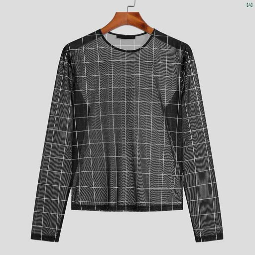 メンズ 海外ファッション 夏 メンズ 魅惑的 タイトフィット シャツ メッシュ シースルー 半袖 Tシャツ メンズ 海外ファッション 夏 メンズ 魅惑的 タイトフィット シャツ メッシュ シースルー 半袖 Tシャツ
