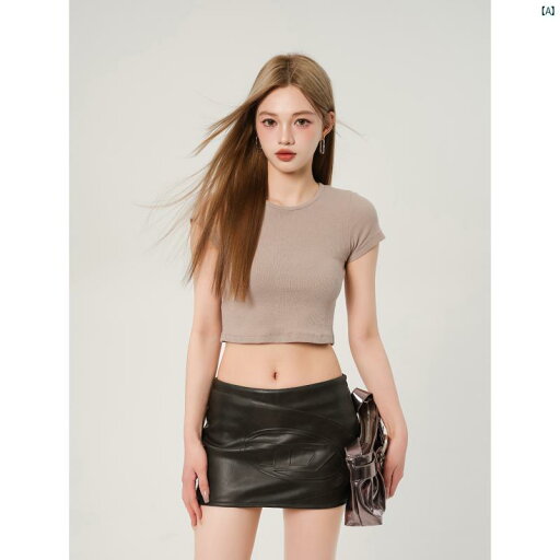 海外ファッション レディース 綺麗 大人 上品 カーキ アメリカン ハイウエスト へそ出し Tシャツ レディース スリムフィット ショート ラウンドネック 伸縮性 スリム トップス 海外ファッション レディース 綺麗 大人 上品 カーキ アメリカン ハイウエスト へそ出し Tシャツ レディース スリムフィット ショート ラウンドネック 伸縮性 スリム トップス