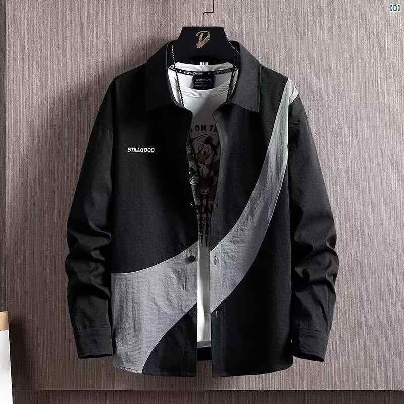 高級 長袖 シャツ メンズ ワークシャツ カジュアル ジャケット