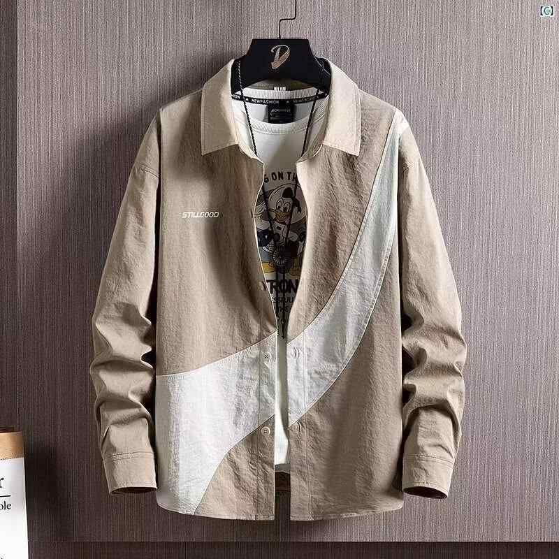 高級 長袖 シャツ メンズ ワークシャツ カジュアル ジャケット