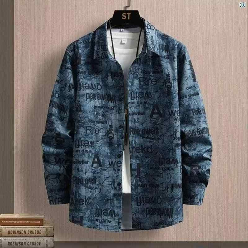 夏 薄 冷感 長袖 シャツ メンズカジュアル プリント ハイエンド インチ ジャケット