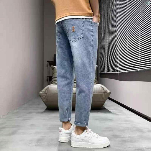 男子用 明るい 色 ジーンズ 九分丈 カジュアル スリムフィット ロング パンツ メンズ 小柄 足用 伸縮性 男子用 明るい 色 ジーンズ 九分丈 カジュアル スリムフィット ロング パンツ メンズ 小柄 足用 伸縮性