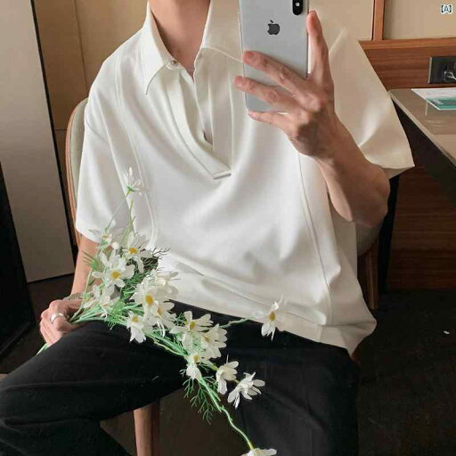 メンズ ファッション おしゃれ 韓国 韓国ファッション アーバン 夏 ポロシャツ 男性 フェイク 2点 半袖 Tシャツ 韓国 ファッション トップ メンズ ファッション おしゃれ 韓国 韓国ファッション アーバン 夏 ポロシャツ 男性 フェイク 2点 半袖 Tシャツ 韓国 ファッション トップ