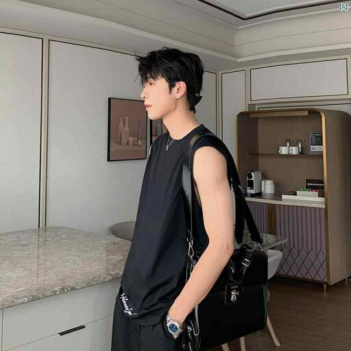 メンズ ファッション おしゃれ 韓国 韓国ファッション アーバン 夏 メンズ ノースリーブベスト t シャツ スポーツ カジュアル トップ イン 韓国 老人 メンズ ファッション おしゃれ 韓国 韓国ファッション アーバン 夏 メンズ ノースリーブベスト t シャツ スポーツ カジュアル トップ イン 韓国 老人