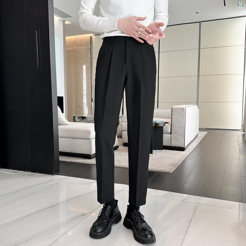 メンズ　海外ファッション　　韓国 ホワイト シャツ メンズ 長袖 春秋 ビジネス カジュアルノー アイロン 防 シワ スーツ プロ ワーク インナーシャツ