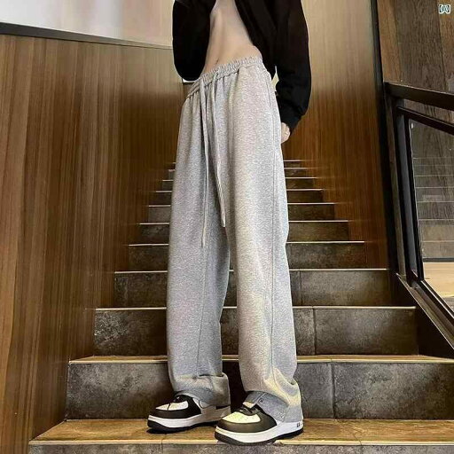メンズ 海外ファッション 韓国 アメリカ ストリート 秋冬 メンズ スウェットパンツ ベルベット 厚手 ストレート ドレープ カジュアル スポーツ パンツ メンズ 海外ファッション 韓国 アメリカ ストリート 秋冬 メンズ スウェットパンツ ベルベット 厚手 ストレート ドレープ カジュアル スポーツ パンツ
