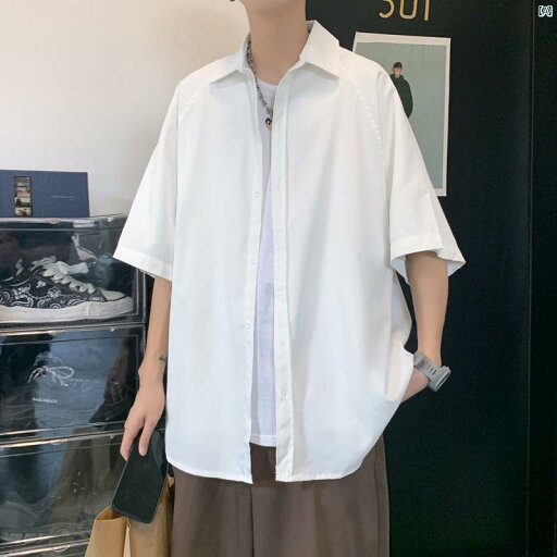 メンズ 韓国ファッション メンズファッション 夏用 高級 メンズ 半袖 シャツ ゆったり オーバー サイズ カジュアル 七分袖 薄手 ジャケット メンズ 韓国ファッション メンズファッション 夏用 高級 メンズ 半袖 シャツ ゆったり オーバー サイズ カジュアル 七分袖 薄手 ジャケット