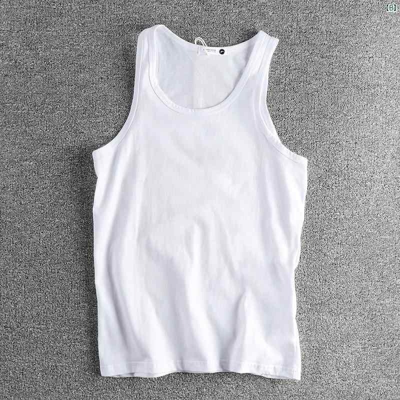 メンズ　ファッション　　大人ファッション アメリカ シンプル 春秋 メンズ ベース スウェットベスト スポーツ カジュアル ノースリーブ チョッキ Tシャツ
