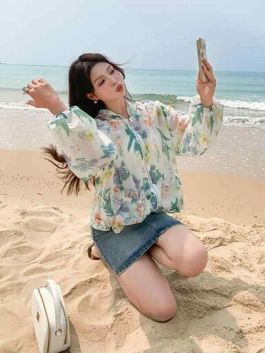 レディース ファッション おしゃれ 海外ファッション 海外風 夏 プリント 日焼け防止 服 ガーゼ アウターウェア ルー ストップス 小柄々 レディース ファッション おしゃれ 海外ファッション 海外風 夏 プリント 日焼け防止 服 ガーゼ アウターウェア ルー ストップス 小柄々