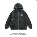 メンズ メンズファッション ファッション アメリカン レトロ 刺繍 文字 PU レザー フード付き レザージャケット レディース ルース ストリート ジャケット