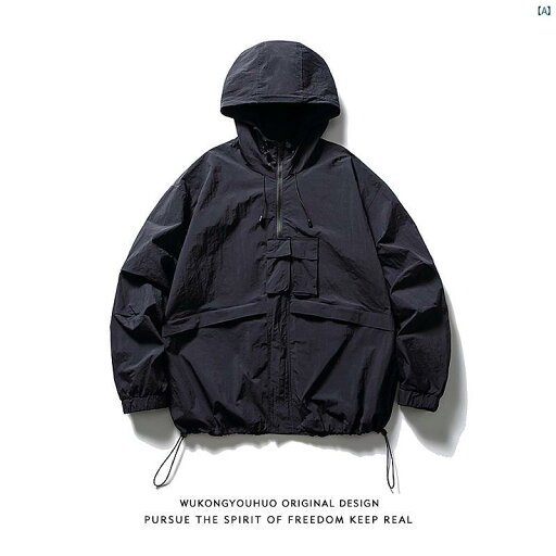 メンズ メンズファッション ファッション 秋 ジャケット レディース レトロ 機能的 ポケット フード付き メンズ メンズファッション ファッション 秋 ジャケット レディース レトロ 機能的 ポケット フード付き