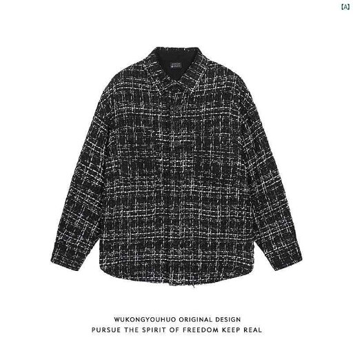 メンズ メンズファッション ファッション ヤング 20代 秋 小柄 香り チェック柄 ジャケット レディース レトロ ルーズ カップル 着用 メンズ メンズファッション ファッション ヤング 20代 秋 小柄 香り チェック柄 ジャケット レディース レトロ ルーズ カップル 着用