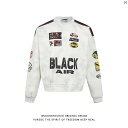 メンズ メンズファッション ファッション ヤング 20代 30代 アメリカン レトロ プリント レーシング スーツ ショート スウェットシャツ オートバイ ラウンドネック トップ(4)
