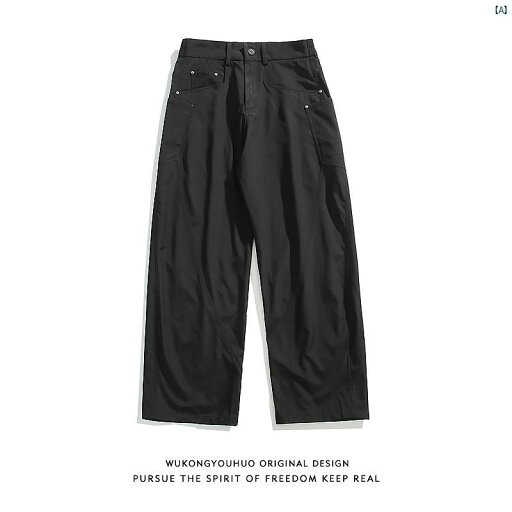 メンズ メンズファッション ファッション ヤング 20代 30代 ー レトロ 機能的 レディース ストレート レッグ アサルト パンツ ストリート ワイド カジュアル メンズ メンズファッション ファッション ヤング 20代 30代 ー レトロ 機能的 レディース ストレート レッグ アサルト パンツ ストリート ワイド カジュアル