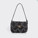 レディース バッグ レディースバッグ かわいい 綺麗 小柄 香り 良い 脇下 バッグ 菱形 デニムバッグ レディース アメリカ タッセル ハンド ショルダーバッグ
