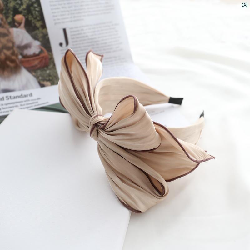 ファッション　ファッション小物　ファッション雑貨 ハイエンド レトロ 宮殿 拡大 つば広い ヘッド バンド 洗顔 ストリート 帽子用