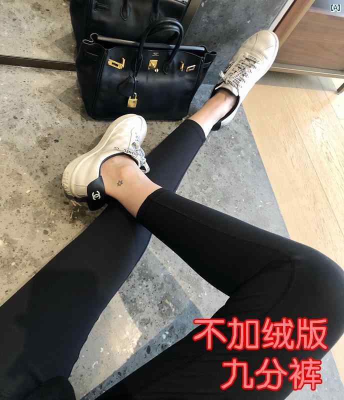 レディース　ファッション　レディースファッション　海外風　おしゃれ　韓国　　 春夏 イン ホット 耐久性 ベース 九分丈 タイト ボディービル ヨガ パンツ ブラック シームレス アウターウェア レディース