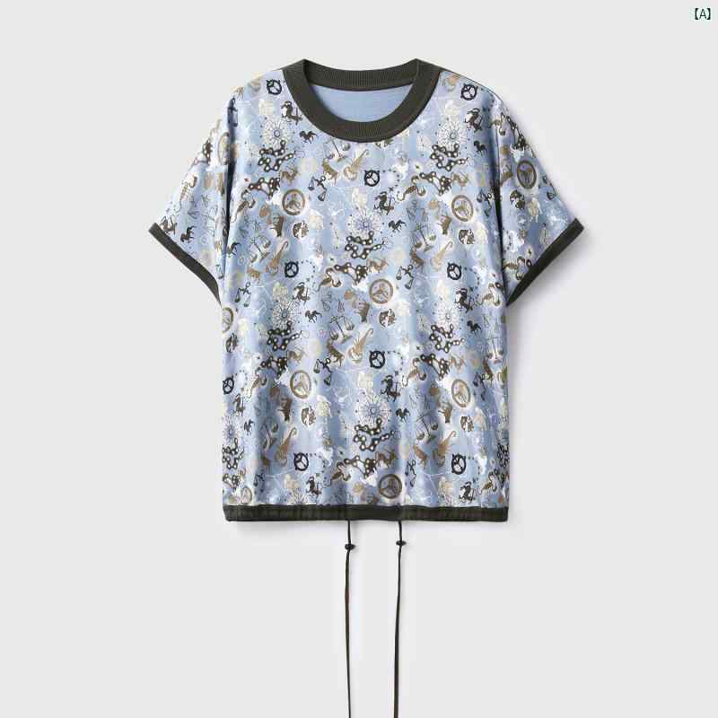 ファッション　レディース　レディースファッション　おしゃれ　上品　大人 Rongmei 24 秋 イタリア 生産 プリント 100165 μ m ウール リボン シャツ ニードル アンド シャトル ダブル アート